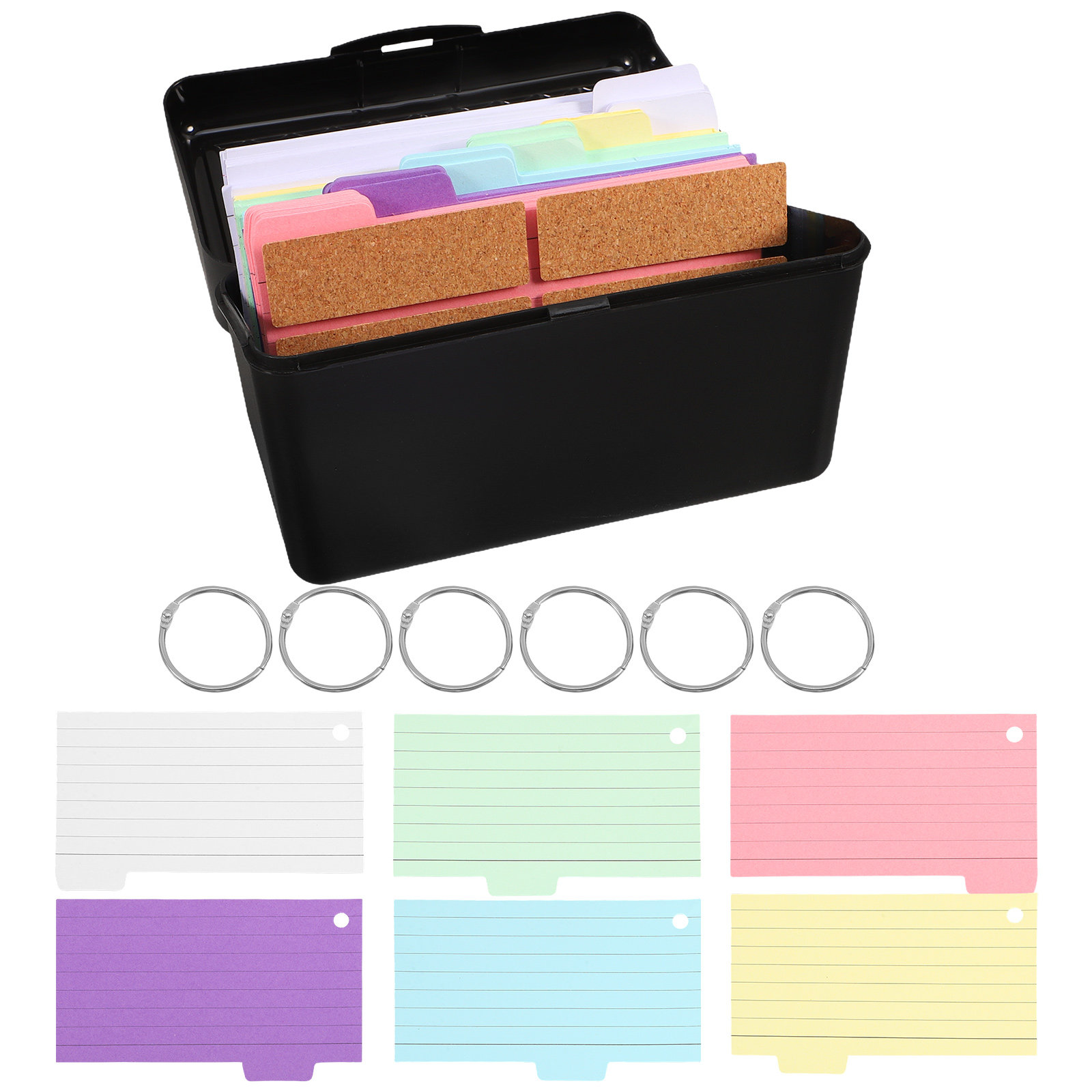 1Set Index Card Holder Organiz - Card Index Box ulasan dan harga