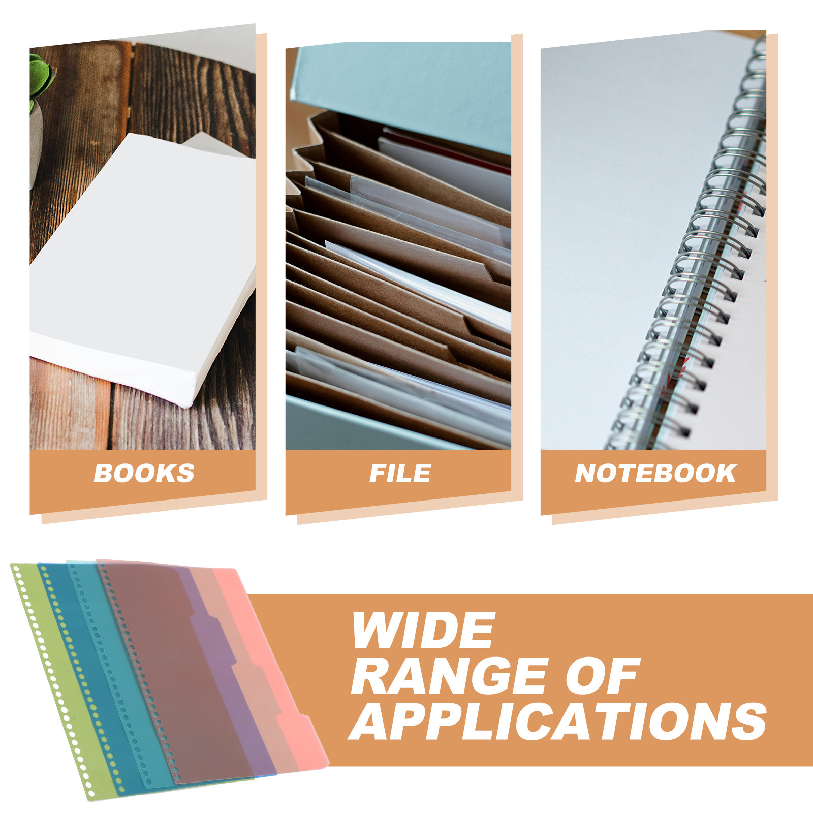 4Sets Plastic Index Dividers f - Tab Divider A4 ulasan dan harga