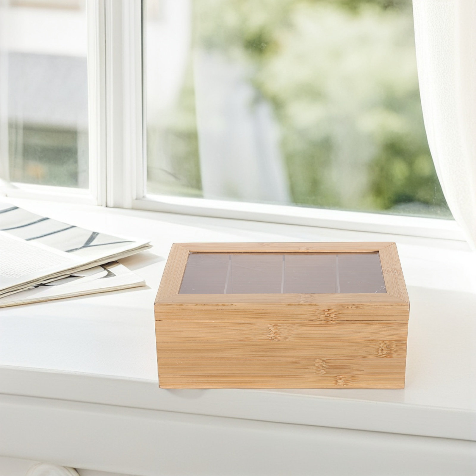 Bamboo Recipe Box Recipe Card  - Card Index Box ulasan dan harga