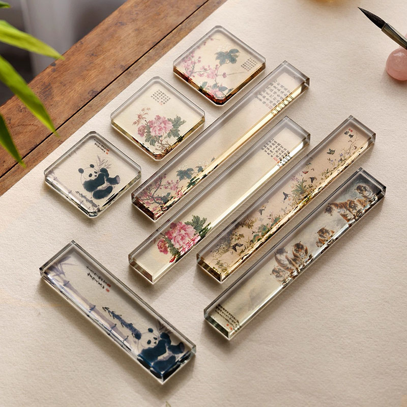 1PCS Crystal Glass Paperweight - Paper Weight Crystal ulasan dan harga