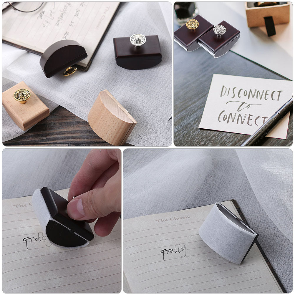2Pcs Premium Wooden Rocker Blo - Ink Blotter Paper ulasan dan harga