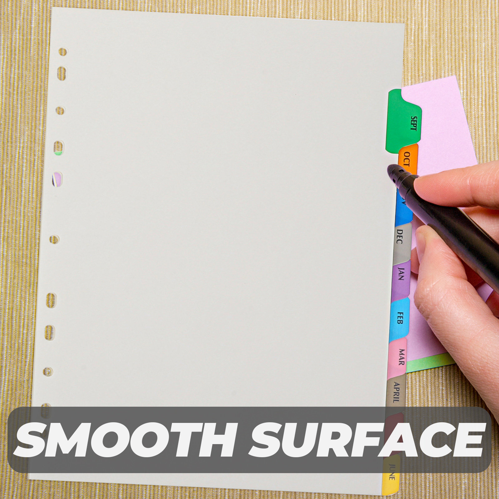 12Sheets Index Binder Dividers - Tab Divider A4 ulasan dan harga
