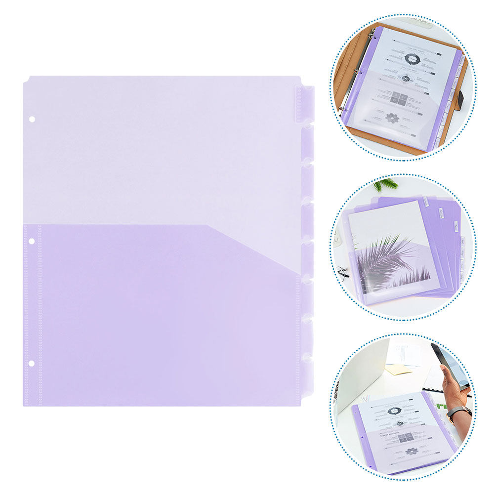 2Sets A4 Plastic Binder Divide - Tab Divider A4 ulasan dan harga