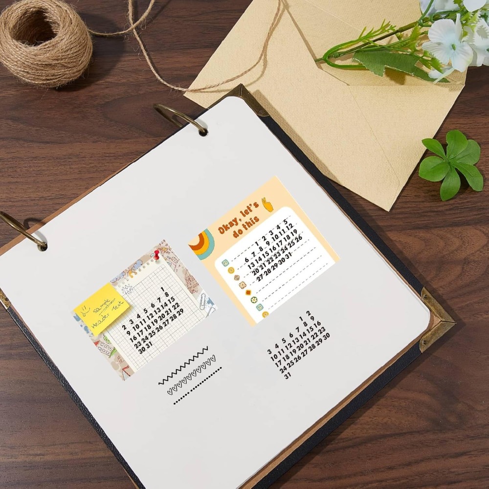 Calendar Date Clear Stamps Vin - Rubber Date Stamp ulasan dan harga