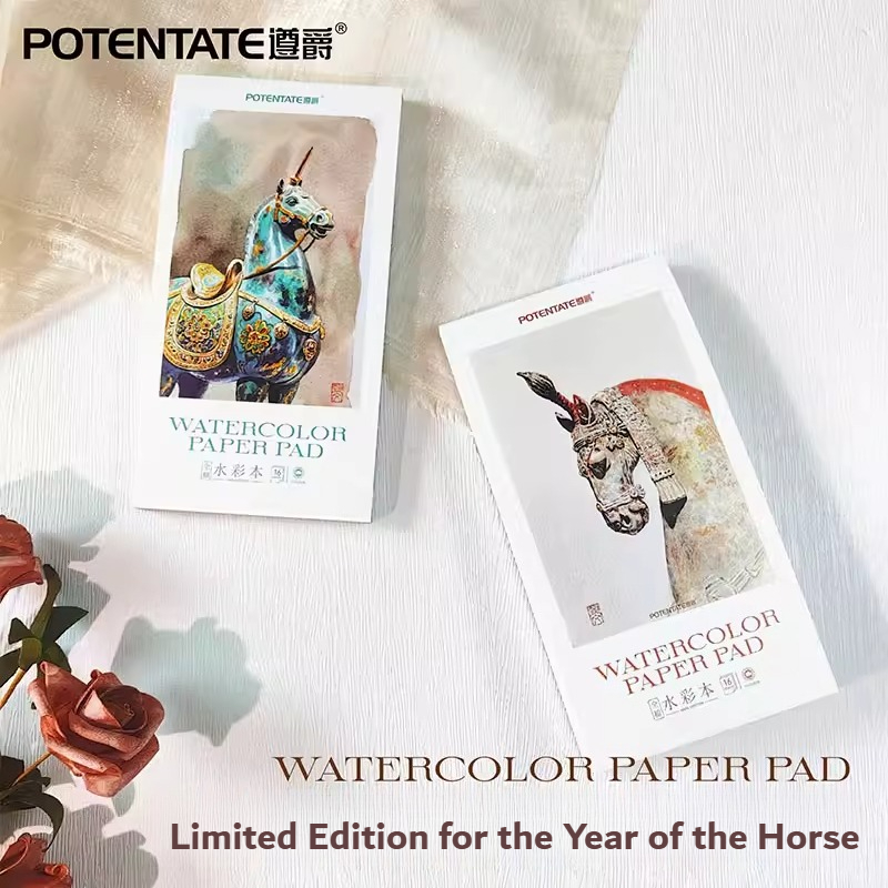 2Pcs/Set 2026 Horse Year Water - Ink Blotter Paper ulasan dan harga