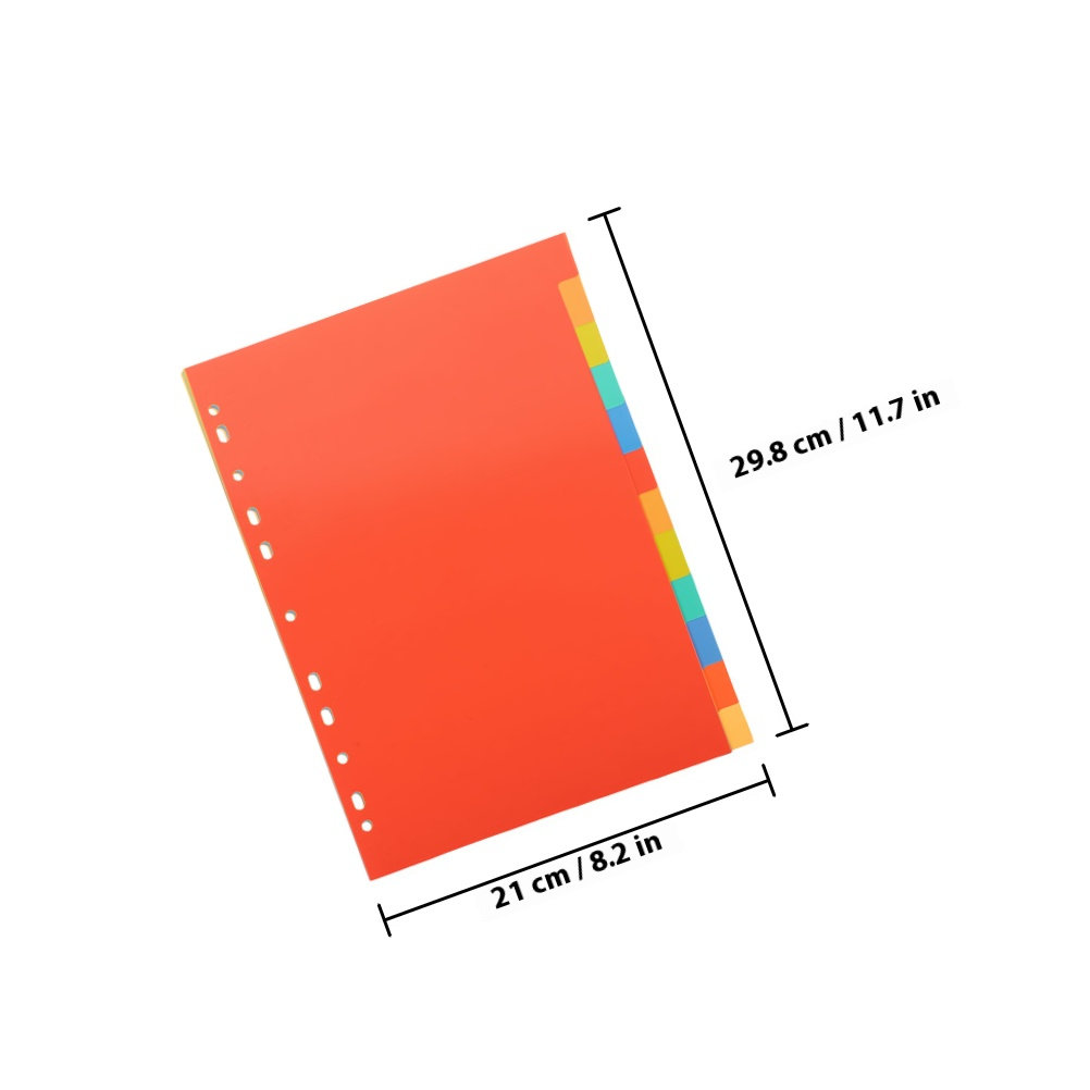 PVC Binder Dividers with Writa - Tab Divider A4 ulasan dan harga