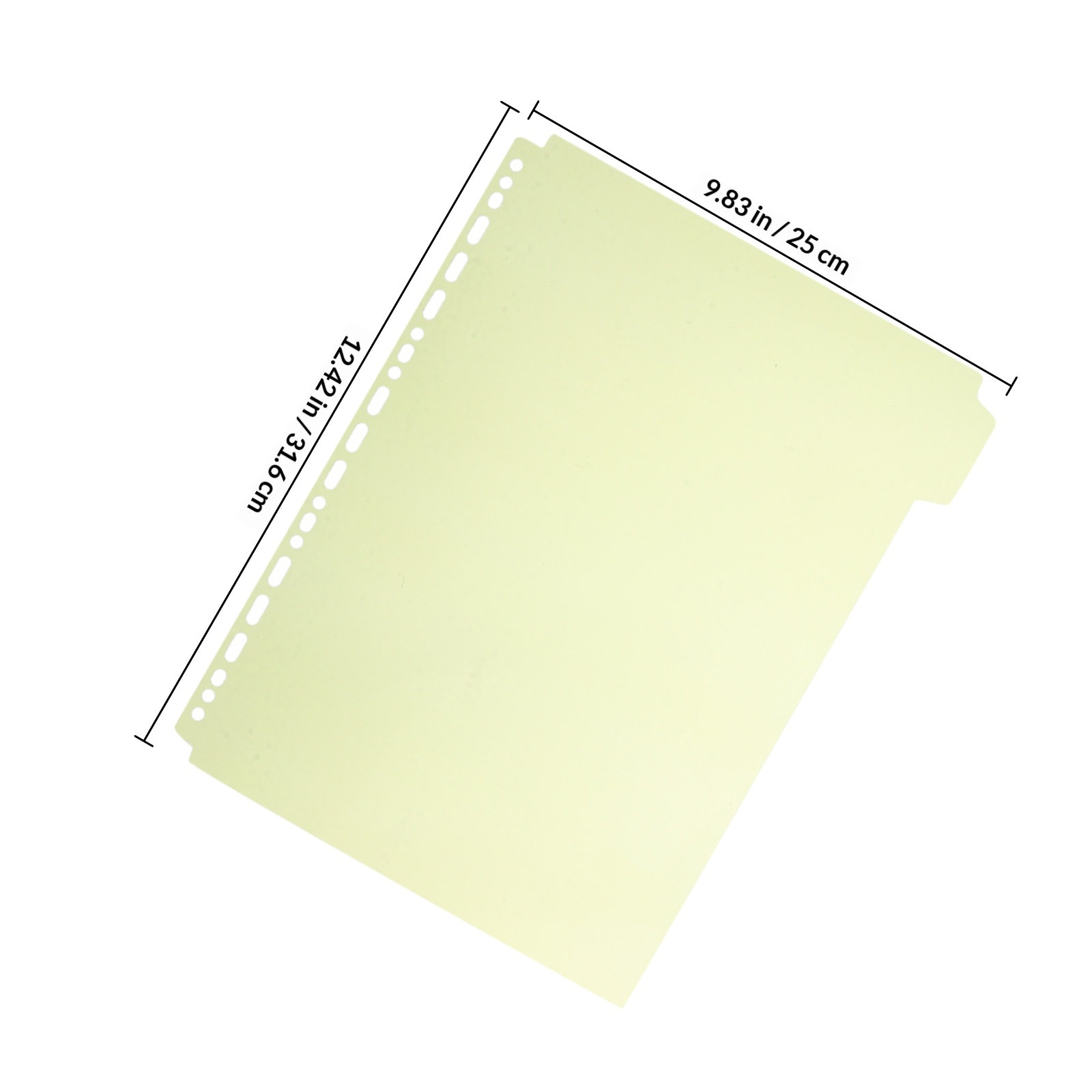 6Pcs Plastic Tabbed Binder Div - Tab Divider A4 ulasan dan harga