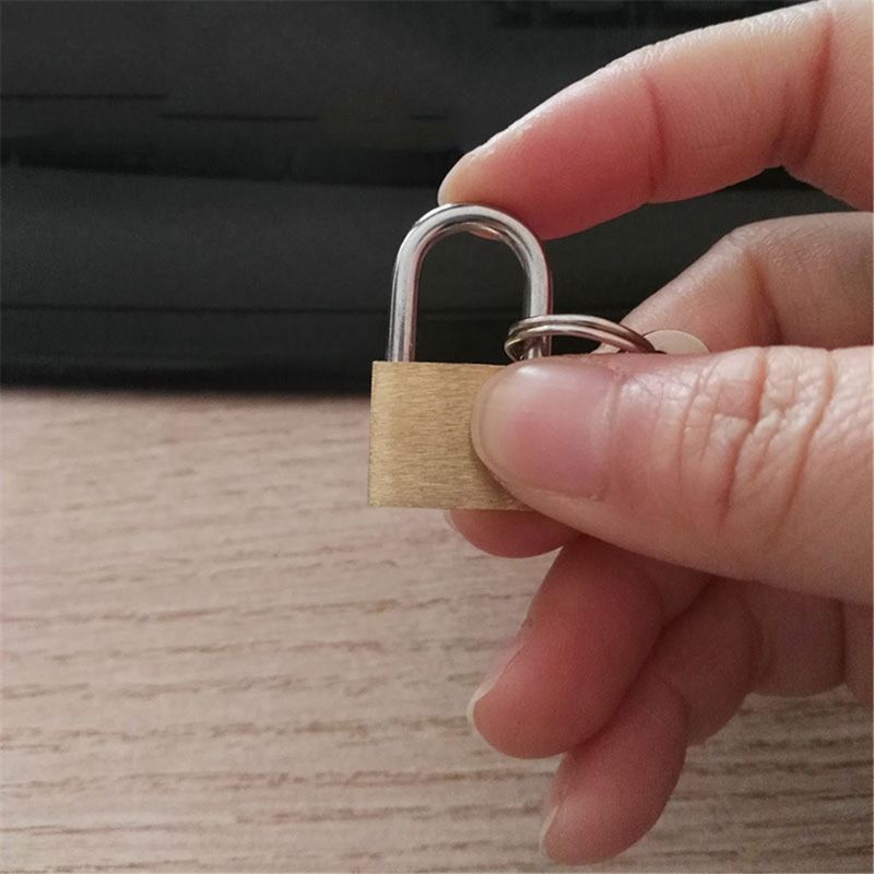 Brass Padlock with Keys, Small - Letter Opener Brass ulasan dan harga